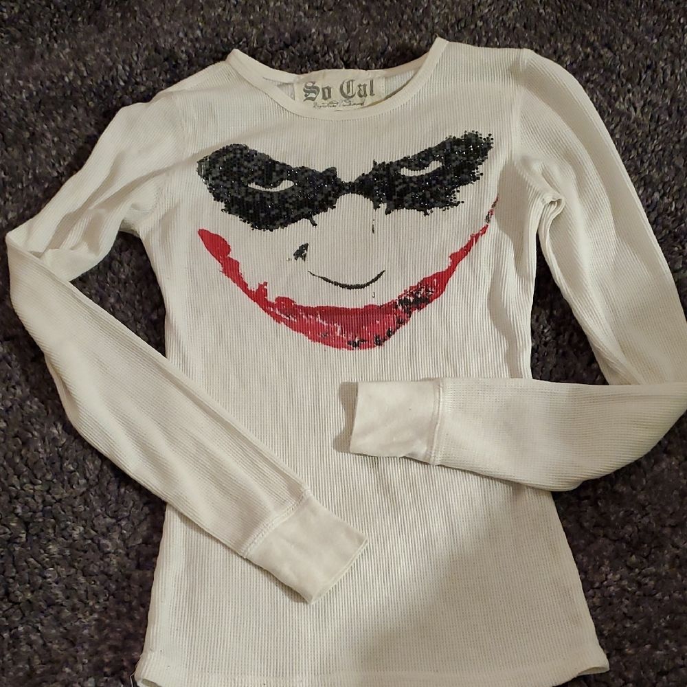 So Cal Women's Long Sleeve Tee - White with Graphic